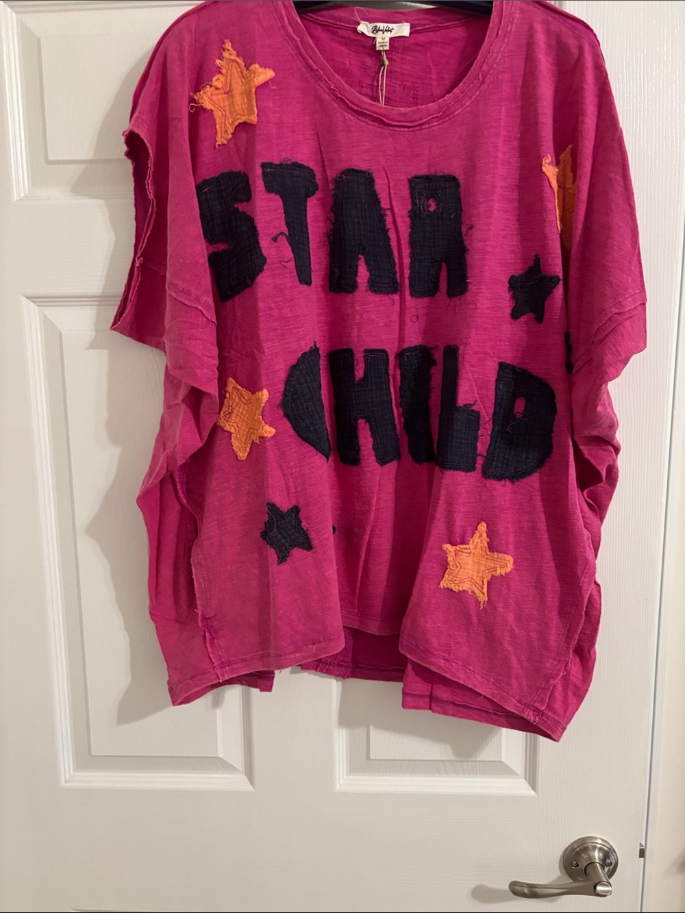 Pink 'Star Child' Graphic Tee Shirt